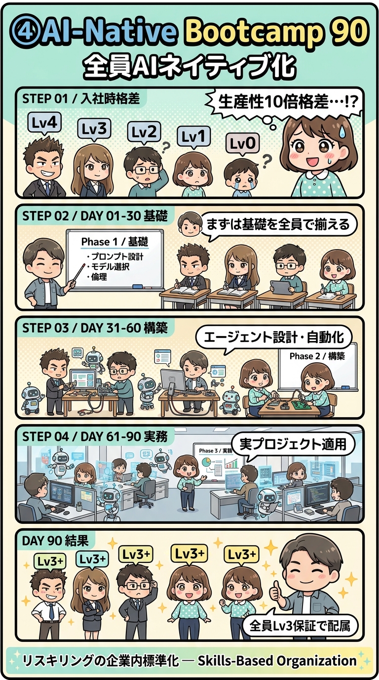 AIネイティブ化90日ブートキャンプ ─ 漫画解説